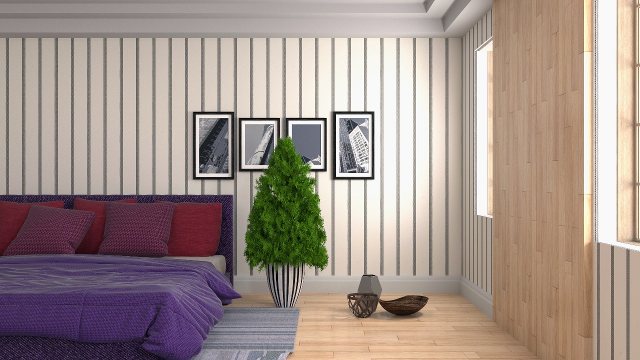 3D PVC wall panel designs for bedroom